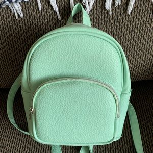 Mint mini backpack